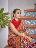 MANOHARI Banarasi Silk Blend Jacquard Work Saree - Yellow | Grocsy