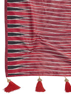 MANOHARI Banarasi Silk Blend Jacquard Work Saree - Black | Grocsy