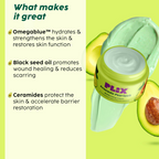 PLIX The Plant Fix Avocado Psoriasis Moisturizing Cream with 2% Omegablue For Dry & Flaky Skin | Grocsy