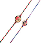 trueBrowns X Voylla Pack Of 2 Colourful And Embellished Men's Rakhis | Grocsy