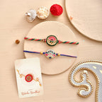 trueBrowns X Voylla Pack Of 2 Colourful And Embellished Men's Rakhis | Grocsy