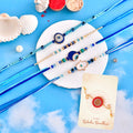 trueBrowns X Voylla Pack Of 4 Evil Eye Charms Men's Rakhis | Grocsy
