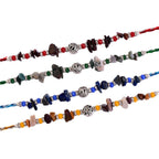 trueBrowns X Voylla Pack Of 4 Men's Beaded Colourful Rakhis | Grocsy