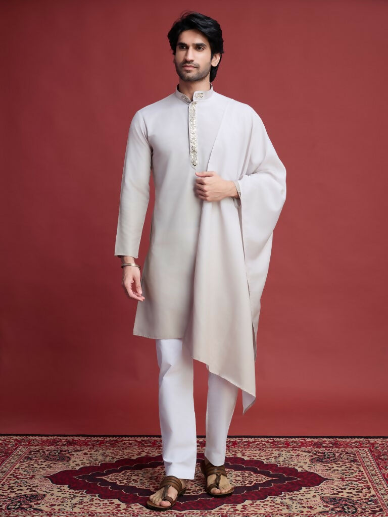 Vastranavya Exclusive Festival Wear Viscose Real Mirror Work Kurta with Dupatta Collection | Grocsy