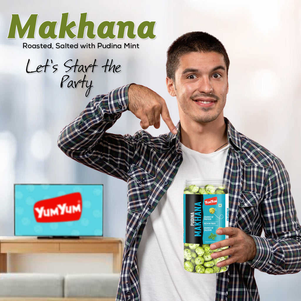 Yum Yum Pudina Makhana Jar | Grocsy