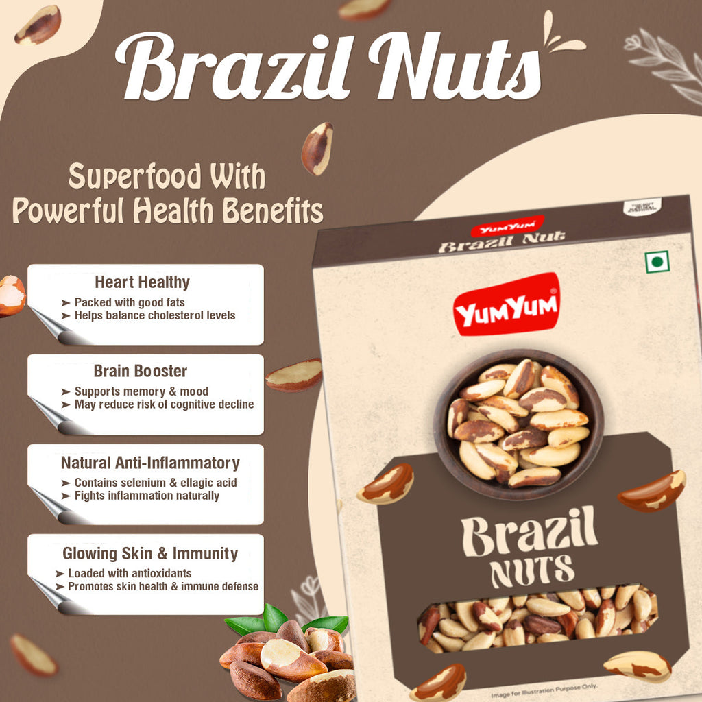 Yum Yum Brazil Nuts Box | Grocsy