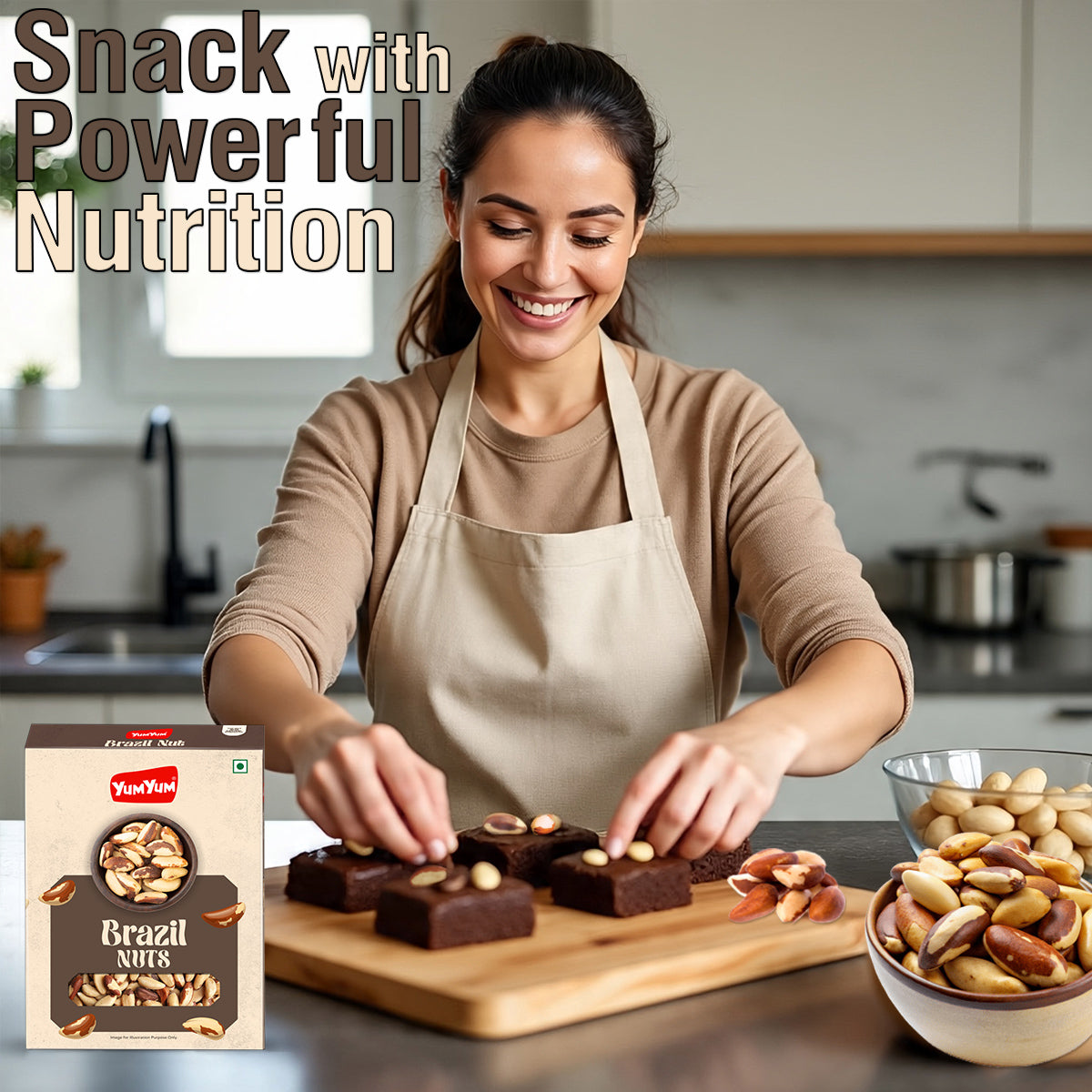 Yum Yum Brazil Nuts Box | Grocsy