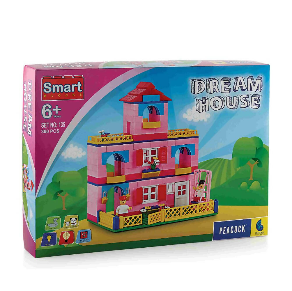 Peacock Dream House Set Building Inter Set For Kids | Grocsy