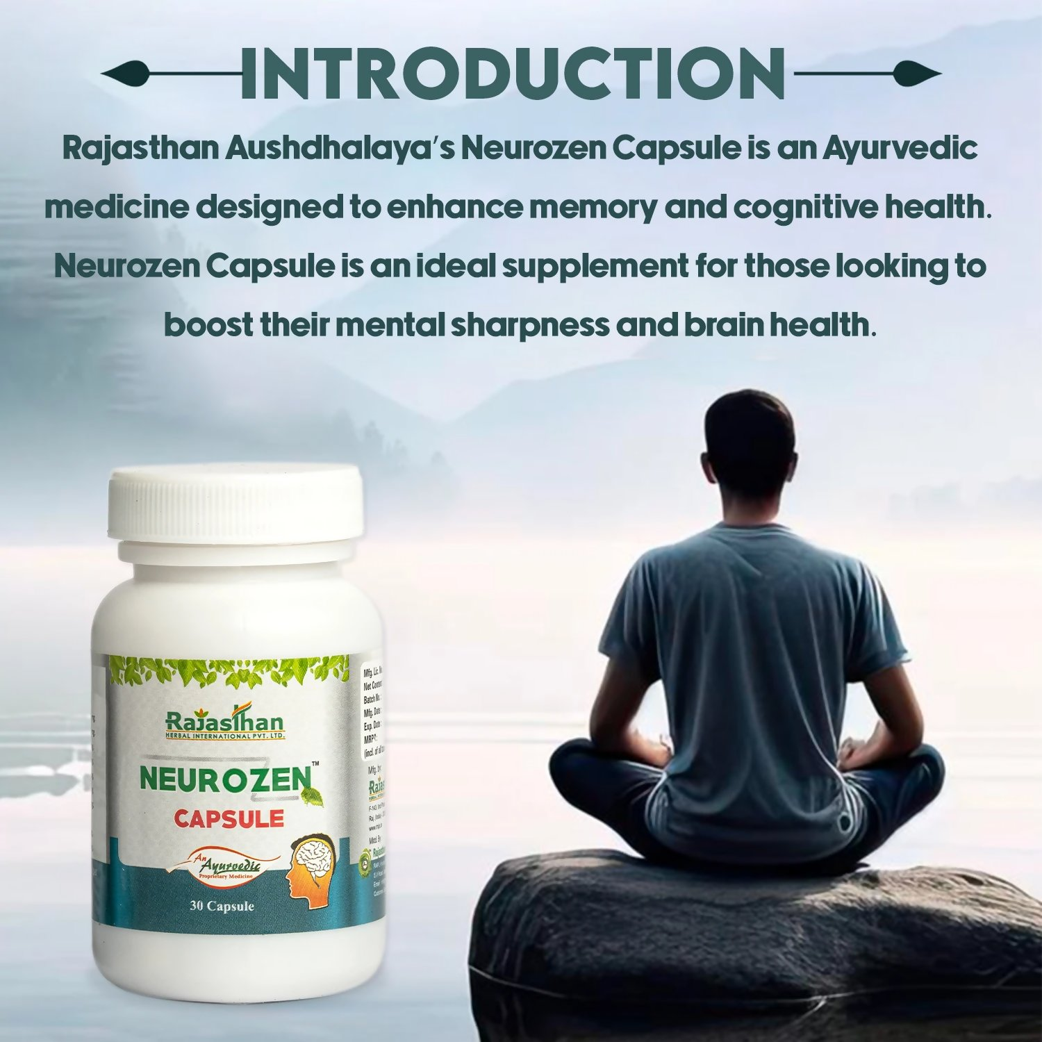 Rajasthan Herbals Neurozen Capsules | Grocsy