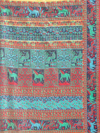 Shree Shyam Fashion Vastraloom Yellow Linen Cotton Saree | Grocsy