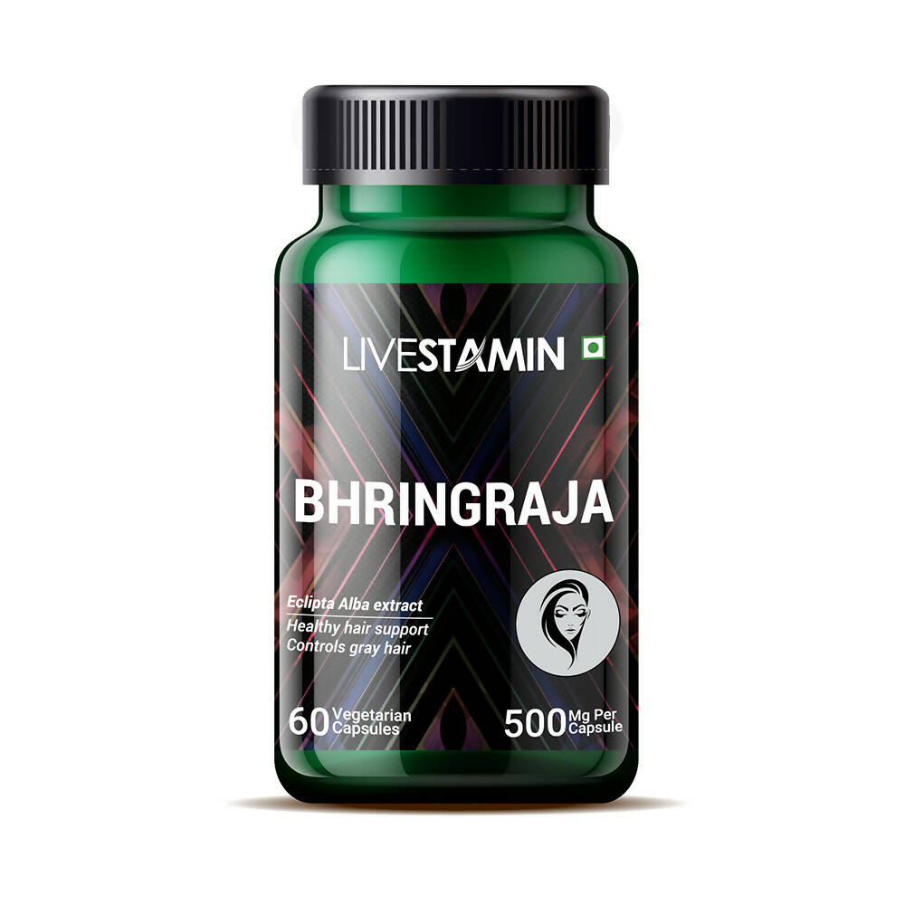 Livestamin Bhringraja Capsules | Grocsy