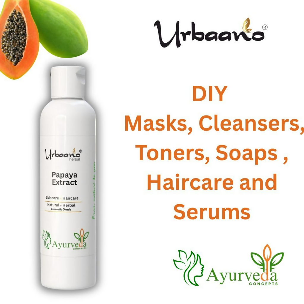 Urbaano Herbal Pure Papaya Extract Natural For DIY Skin Hair & Body Care | Grocsy