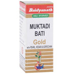 Baidyanath Jhansi Muktadi Bati (With Gold, Pearl, Kesar & Gorochan) | Grocsy