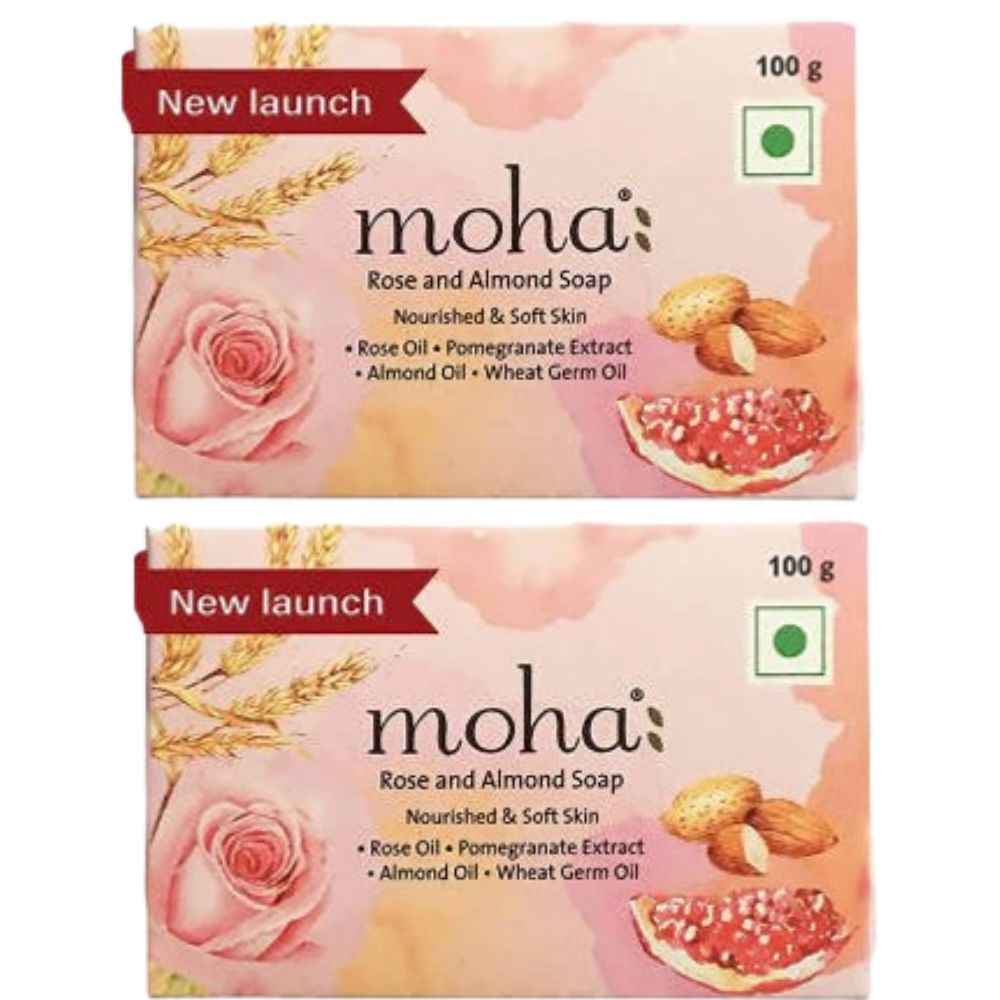 Moha Rose and Almond Soap | Grocsy