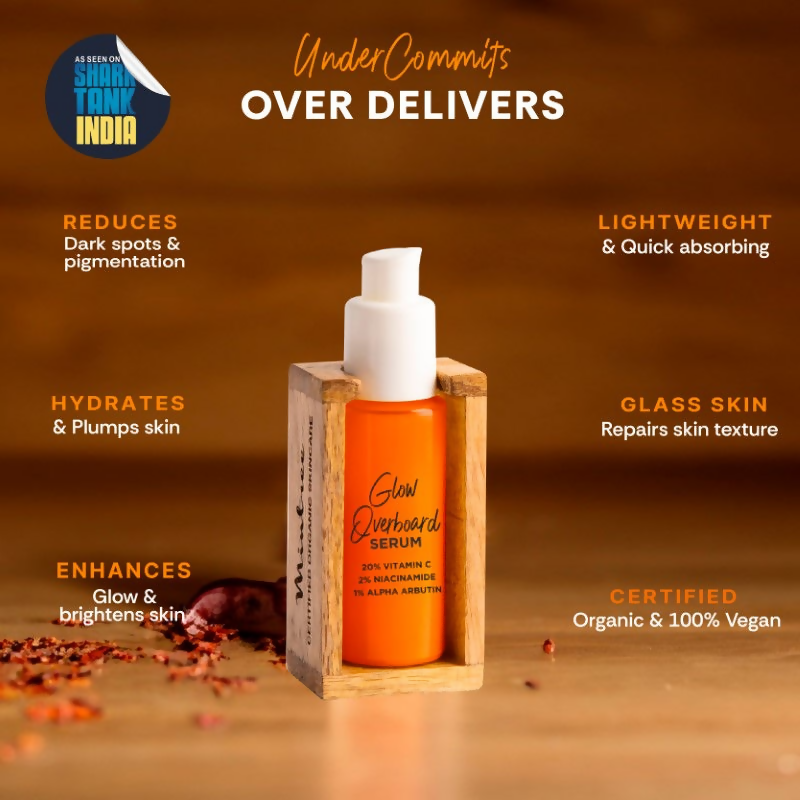 Mintree Certified Organic & Vegan Glow Overboard Face Serum | Grocsy