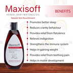 Maxisoft Herbal Baby Massage Oil | Grocsy