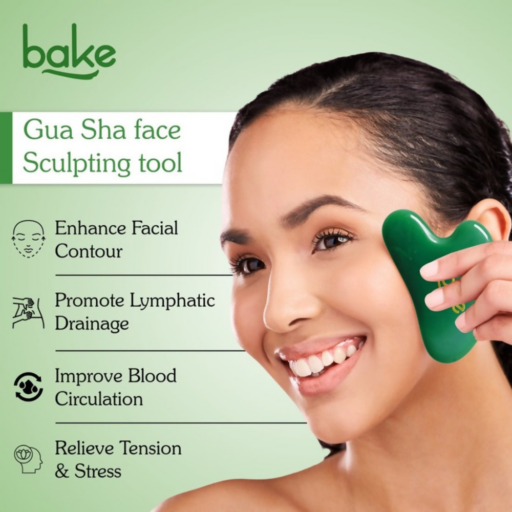 Bake Jade Gua Sha Face Massage Tool | Grocsy