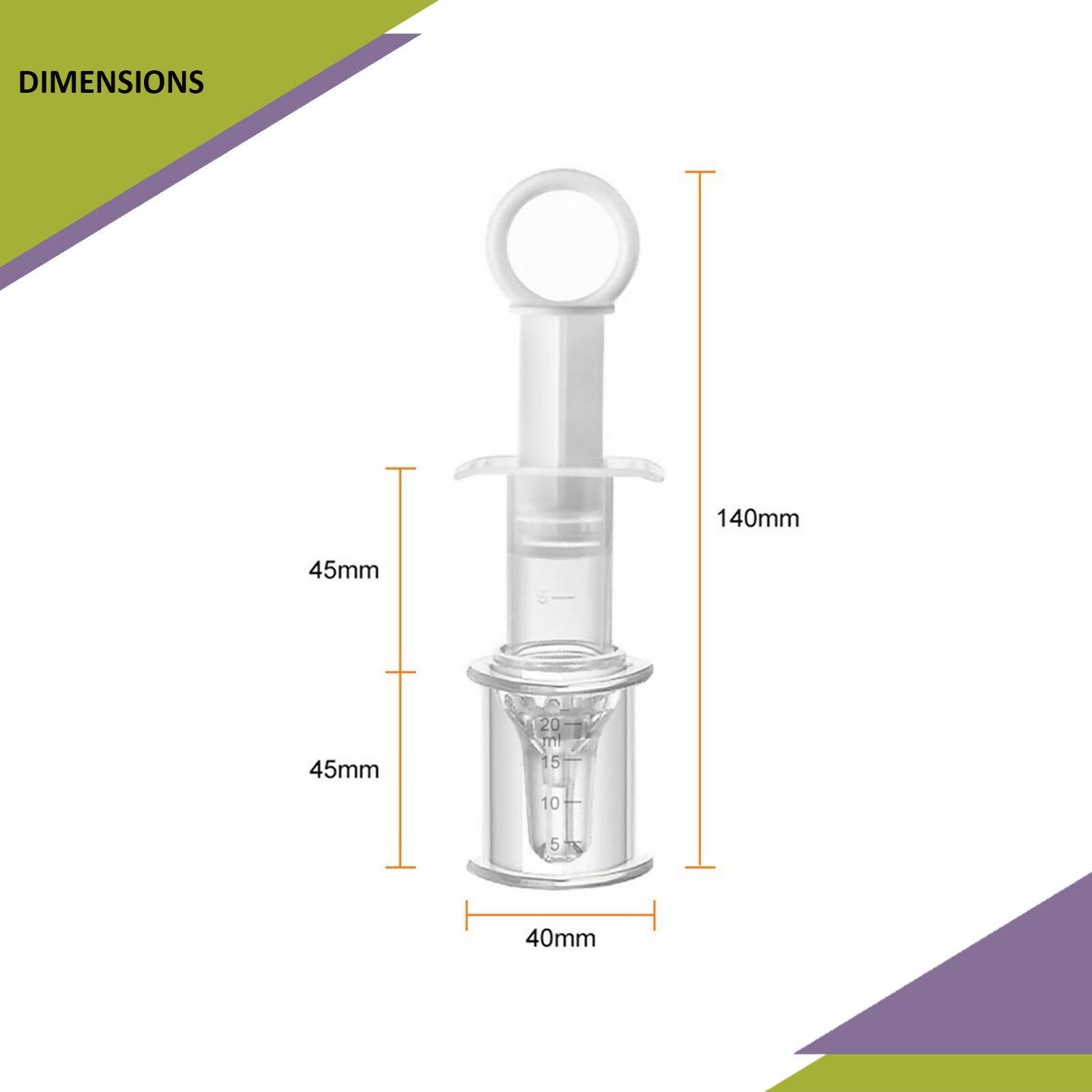 Safe-O-Kid Silicone made BPA free medicine Feeder cum Dropper for Kids- White | Grocsy