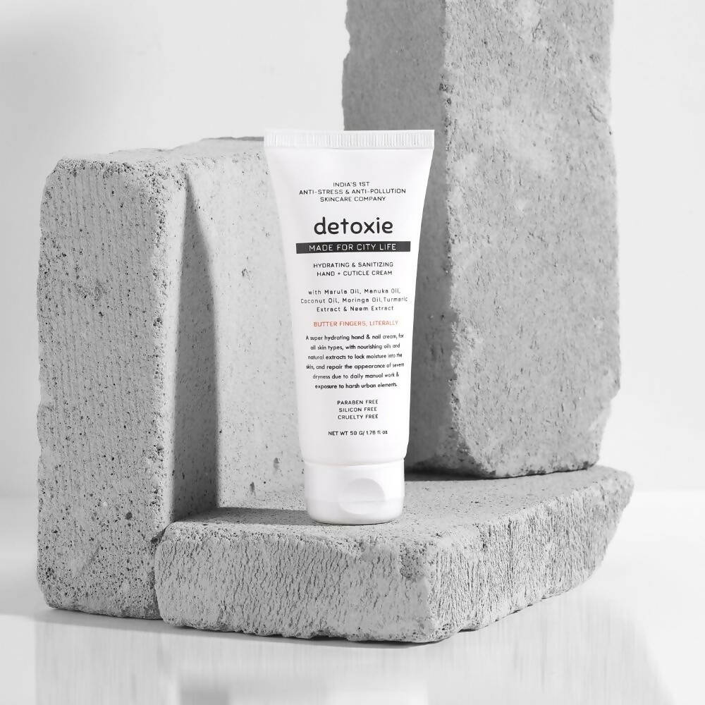 Detoxie Hydrating & Sanitizing Hand & Cuticle Cream | Grocsy