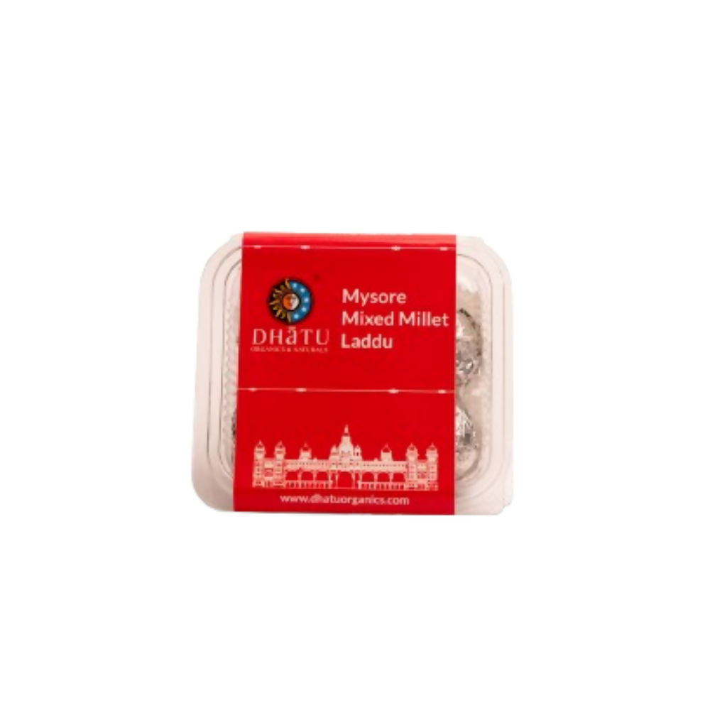 Dhatu Organics & Naturals Mix Millet Laddu | Grocsy