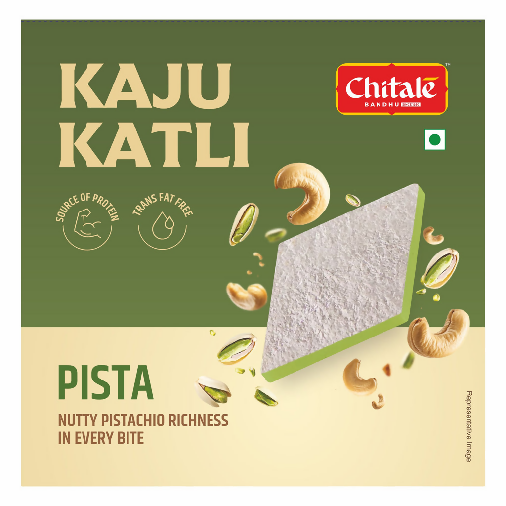 Chitale Bandhu Pista Kaju Katli | Grocsy