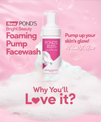 Ponds Bright Beauty Foaming Pump Facewash | Grocsy