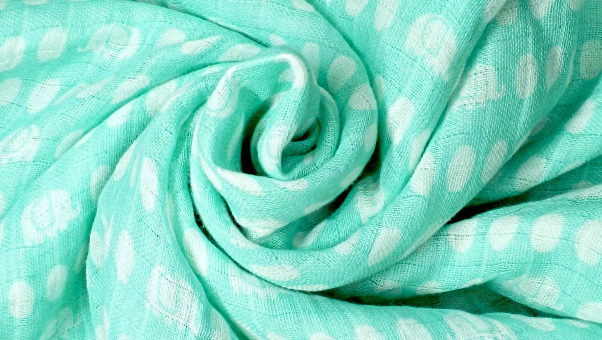Kindermum Organic Cotton Muslin Swaddle Blanket 100 Cm X 100 Cm - Set Of 2 - Pista And Lemon | Grocsy