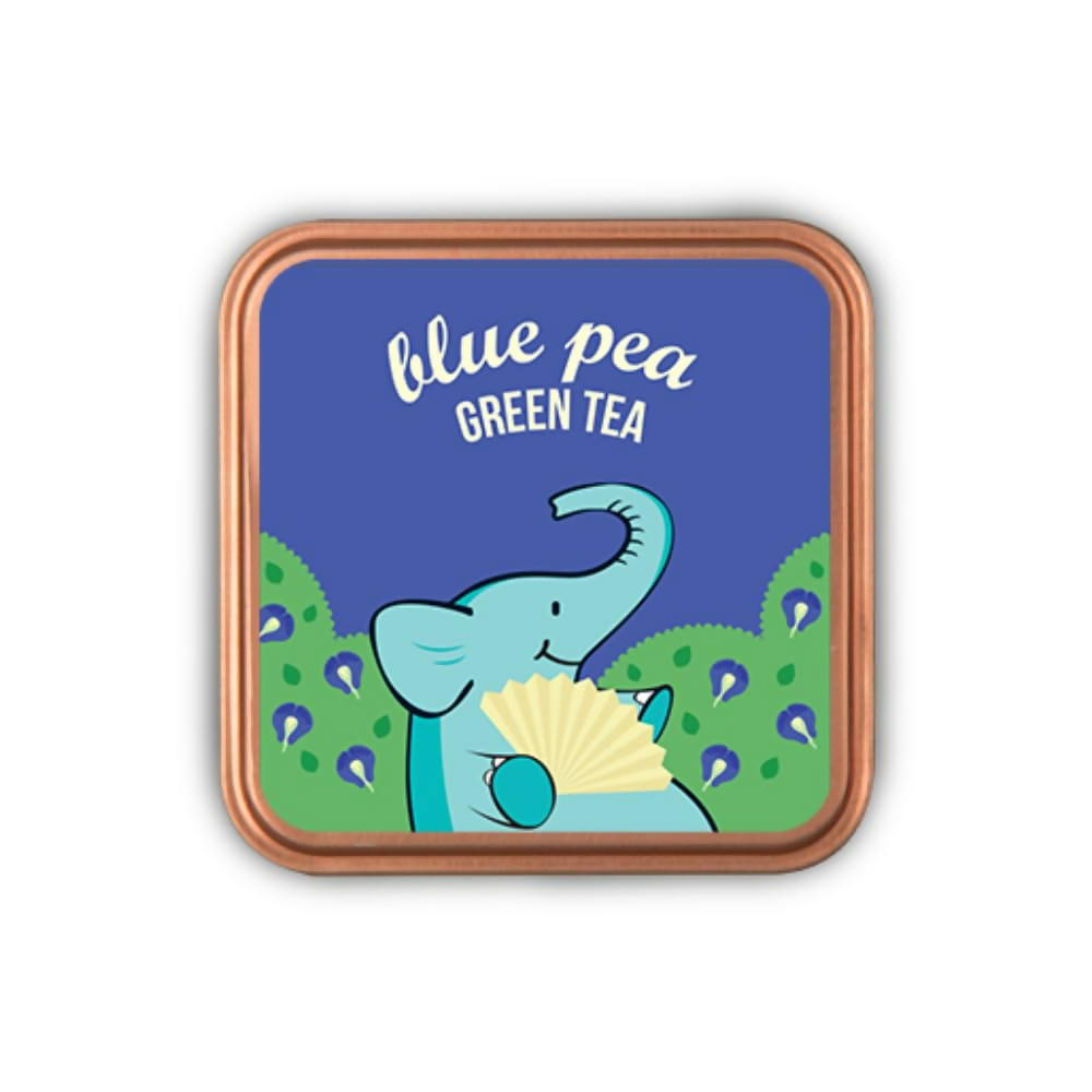 Tea Trunk Blue Pea Flowers Natural Anti-Oxidant Butterfly Pea Flower Tisane Green Tea | Grocsy