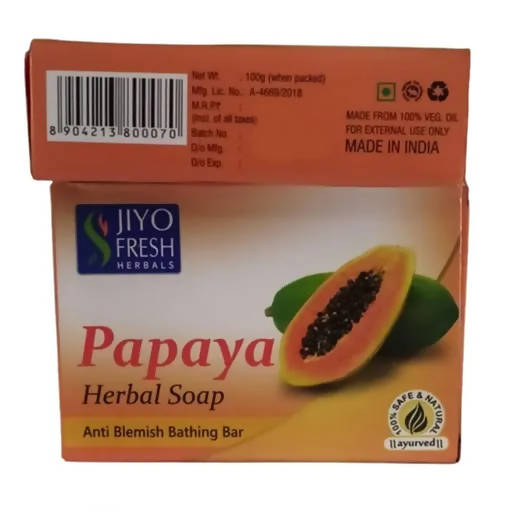 New Shama Jiyo Fresh Papaya Herbal Soap | Grocsy