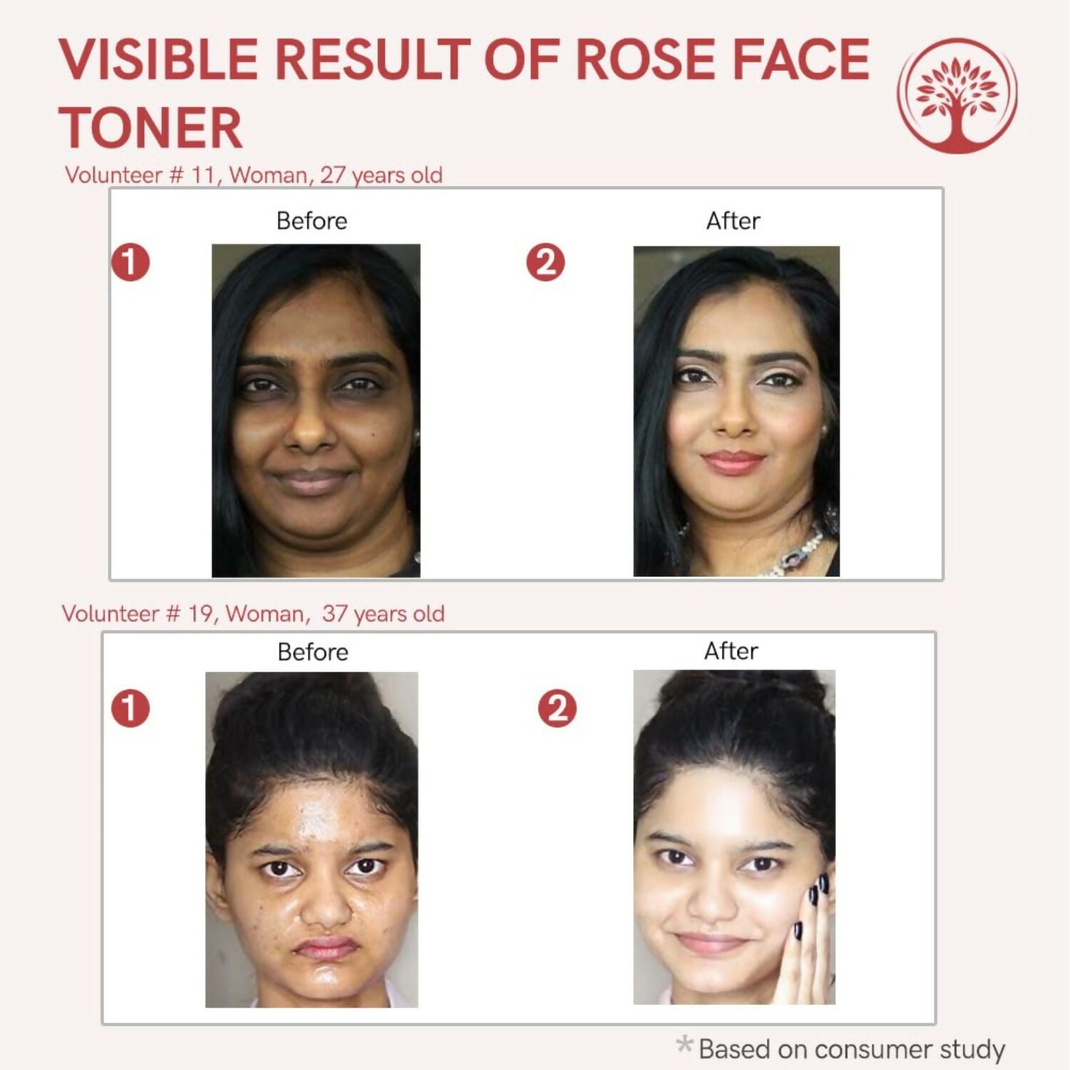 Ivory Natural Rose Facial Toner For Impurities, Soothing Hydration, Balancing Ph & Enhancing Skin Elasticity | Grocsy