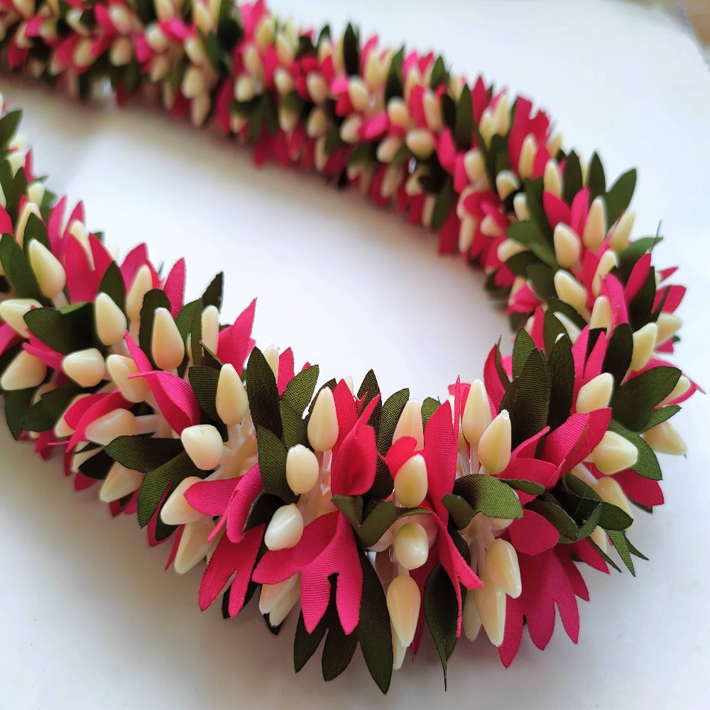 Multicolor Reusable Flower Garland For God Frames | Grocsy