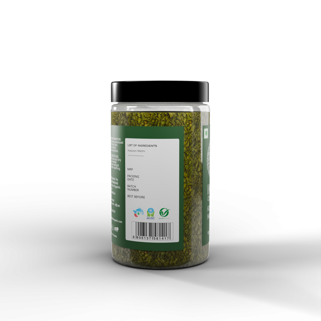 IKAI Organic Kasuri Methi (Sundried Organic Fenugreek Leaves) | Grocsy