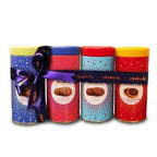 Choko La Egg less Cookies Gifting Hamper Cocoa Almond Tin Set (Pack of 4) | Grocsy