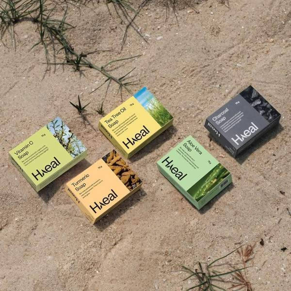 Haeal 5 Soaps Combo Pack | Grocsy