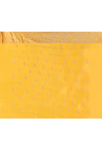 Joban Fashion Purple Crepe Chiffon Pure Handloom Banarasi Silk Saree | Grocsy