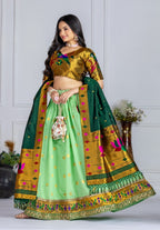 Lehenga Mart Gorgeous Lehenga Choli For Wedding-Green | Grocsy