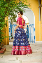 Lehenga Mart Gorgeous Lehenga Choli For Wedding-Blue | Grocsy