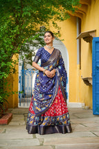 Lehenga Mart Gorgeous Lehenga Choli For Wedding-Red | Grocsy