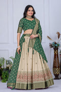 Lehenga Mart Designer Wedding Lehenga choli for Women - green | Grocsy