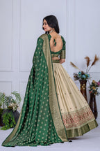 Lehenga Mart Designer Wedding Lehenga choli for Women - green | Grocsy