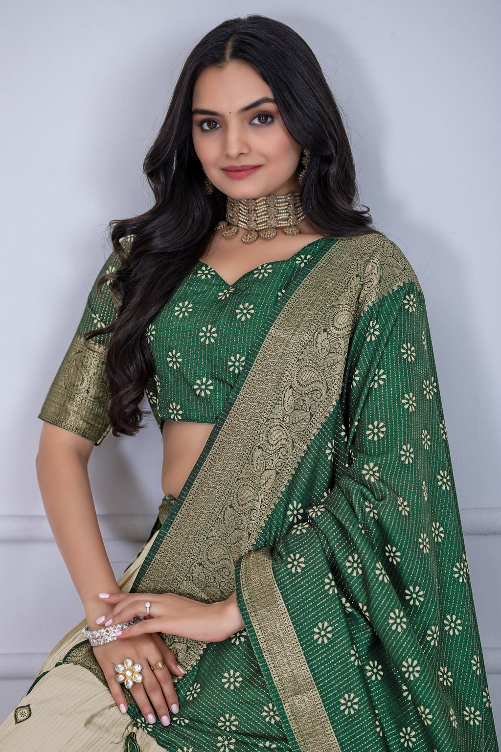 Lehenga Mart Designer Wedding Lehenga choli for Women - green | Grocsy