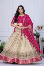 Lehenga Mart Designer Wedding Lehenga choli for Women - pink | Grocsy
