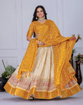 Lehenga Mart Designer Wedding Lehenga choli for Women - Yellow | Grocsy