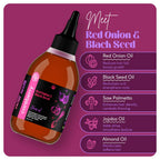 Careberry 100% Organic Red Onion & Black Seed Extract Oil | Grocsy