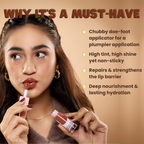 The Skin Diet Company Lip Barrier Tint High Shine Gloss Oil - Fall Brown | Grocsy