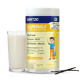 Gritzo SuperMilk Growth+ (Formerly Height+) Unsweetened Drink Mix (13+y Boys), 13g Protein Powder (Creamy Vanilla) | Grocsy