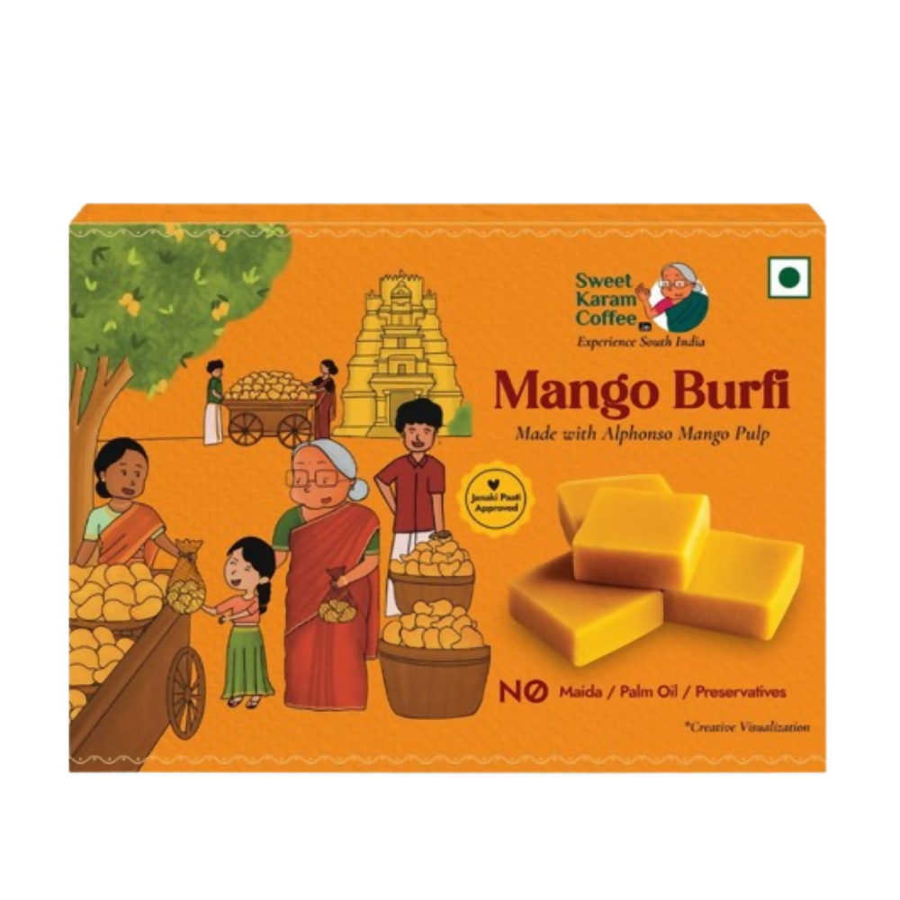 Sweet Karam Coffee Mango Burfi | Grocsy