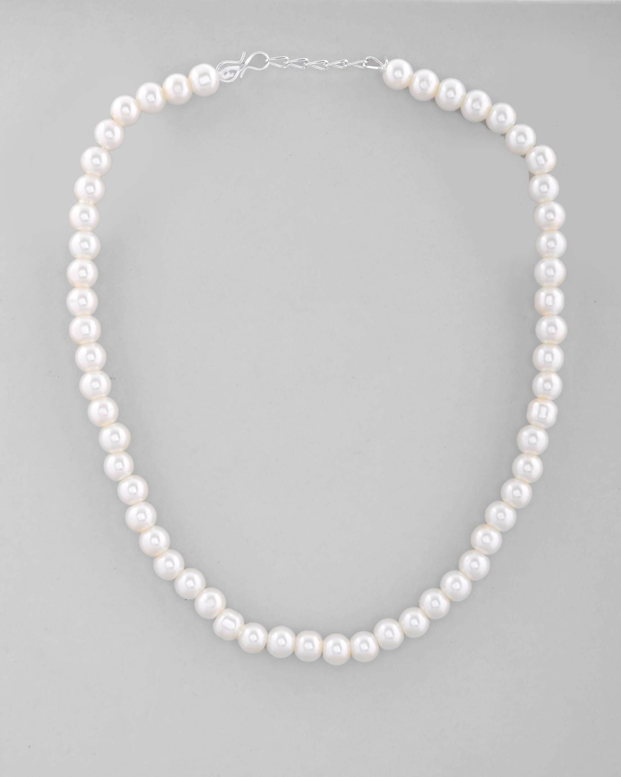 VOJ Pearl Beaded Necklace | Grocsy