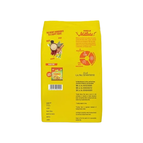 Sundrop Heart Classic Masala Oats With Millets | Grocsy
