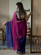 Suta Multi Color Woven Design Pure Cotton Saree | Grocsy